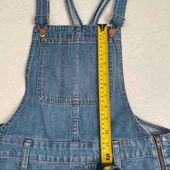 Madewell Adirondack Short Overalls Isley Wash blue S - Picture 9 of 13